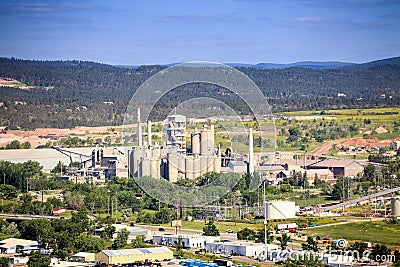 Panorama of Rapid City, South Dakota. Stock Photo