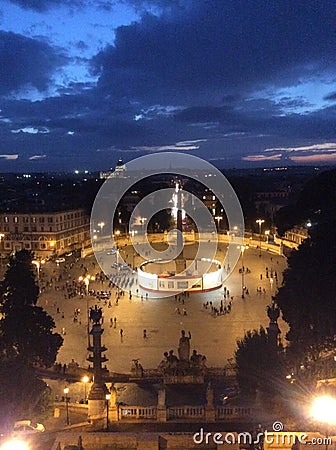 Panorama rome Stock Photo
