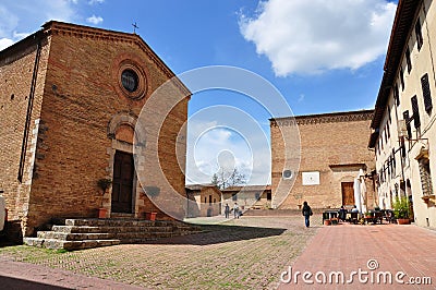 Panorama of the San Gimignano Stock Photo