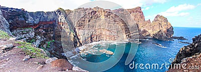 Panorama of Sao Lourenco, Madeira Stock Photo