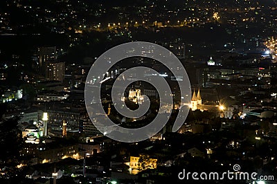 Panorama of Sarajevo, Bosnia and Herzegovina Stock Photo