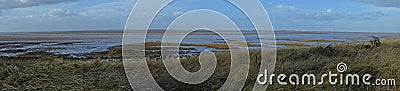 Panorama of spurn head point Stock Photo