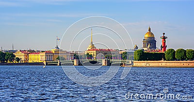 Panorama of St Petersburg, Russia Stock Photo