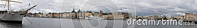 Panorama of Stockholm Stock Photo