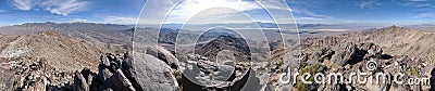 Panorama From The Summit Of Adalac Benchmark Mountain Stock Photo