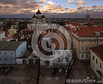 Panorama of Tallinn Stock Photo