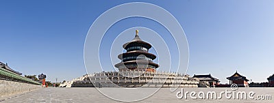 Panorama of the Temple of Heaven Stock Photo