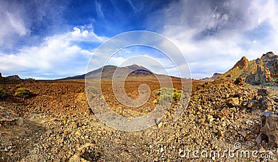 Panorama, Tenerife, Canarian Islands Stock Photo