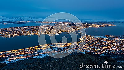 Panorama Tromso Stock Photo