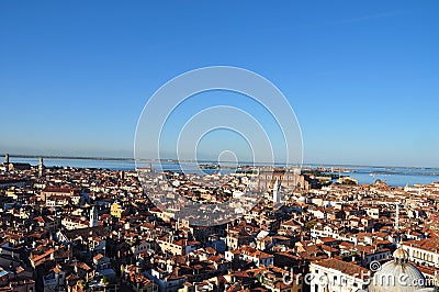 Panorama of Venice Stock Photo