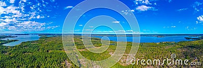 Panorama view of Aland islands in Finland Stock Photo