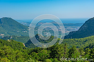 Panorama view of Bar in Montenegro Stock Photo