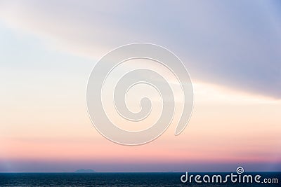 colorful sunset bright vibrant sky Stock Photo