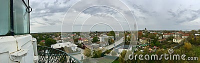 Panorama view from the light house Stock Photo