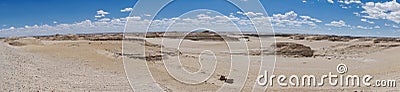 A panorama view of weathered landform Stock Photo