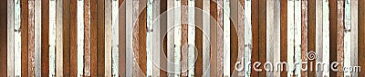 Panorama Wood floor texture background Stock Photo