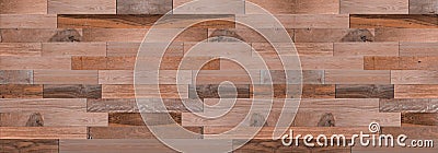 Panorama wood wall texture background. Stock Photo