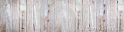 Panorama wood wall with beautiful vintage brown wooden texture background Stock Photo