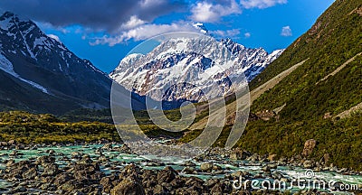 Aoraki/Mount Cook Stock Photo