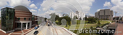 Panoramic of Downtown Baton Rouge, Louisiana Editorial Stock Photo