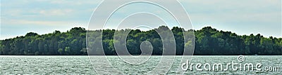 Panoramic Shoreline Percy Priest Lake 11 Stock Photo