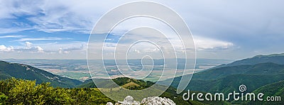 Panoramic Landscape of Shipka in Bulgaria Eastern Europe Stock Photo