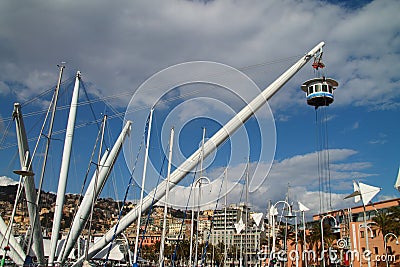 The panoramic lift called Bigo Editorial Stock Photo