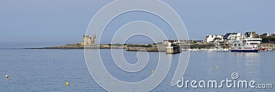 Panoramic of Quiberon in France Stock Photo