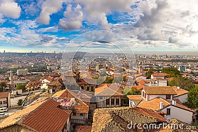 Panoramic view of Ankara, Turkey Stock Photo