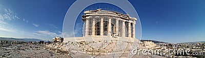 Panoramic view of Athens Acropolis Editorial Stock Photo