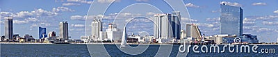 Panoramic view of Atlantic City, New Jersey Editorial Stock Photo