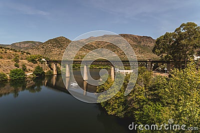 Panoramic view of Barca dalva Stock Photo