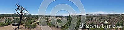 Panoramic View of the Bunyeroo Valley, Flinders Ranges National Park,Australia Editorial Stock Photo