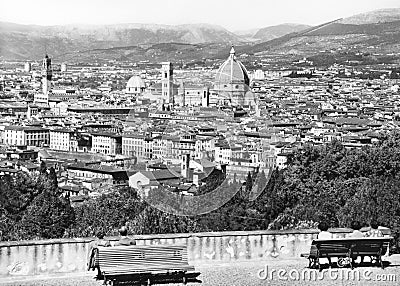 Firenze, panoramic vision Stock Photo
