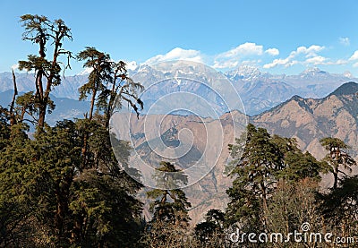 Panoramic view from Khaptad national park Stock Photo