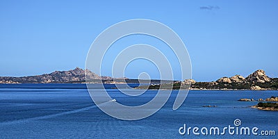 La Maddalena, Santo Stefano and Caprera islands Stock Photo