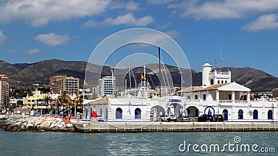 Panoramic view puerto marina--Andalusia-Spain Editorial Stock Photo