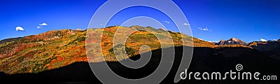 Panoramic view of Ragged peak with in Colorado Stock Photo