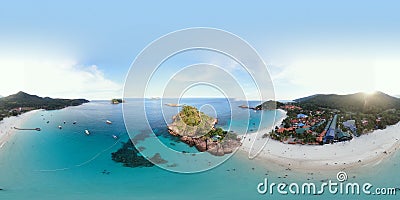 Panoramic view of Redang Island, Terengganu Stock Photo