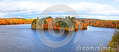 Riviere Saint Maurice in Quebec Stock Photo