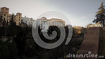 Panoramic view-Ronda- ANDALUSIA-SPAIN Stock Photo