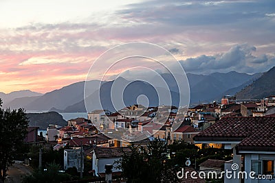 The Calabrian town of San Nicola Arcella, Italy. Stock Photo