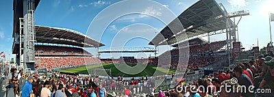 Panoramic view at Toronto FC Editorial Stock Photo