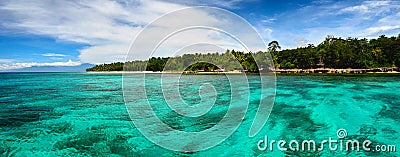 Panoramic views of the tropical island of the Philippines Stock Photo