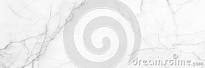 Panoramic white background from marble stone texture Stock Photo
