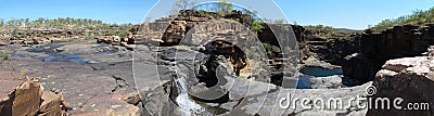 Panorma - Mitchell falls, kimberley, west australia Stock Photo