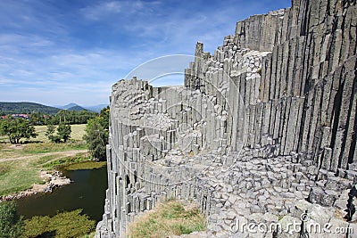 Panska Skala in the Czech Republic Stock Photo