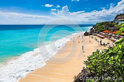 Pantai Dreamland Beach South Kuta, Bali Stock Photo