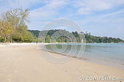 Pantai Kok Beach Stock Photo