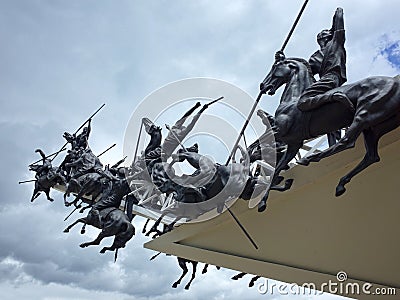 The Pantano de Vargas monument Editorial Stock Photo